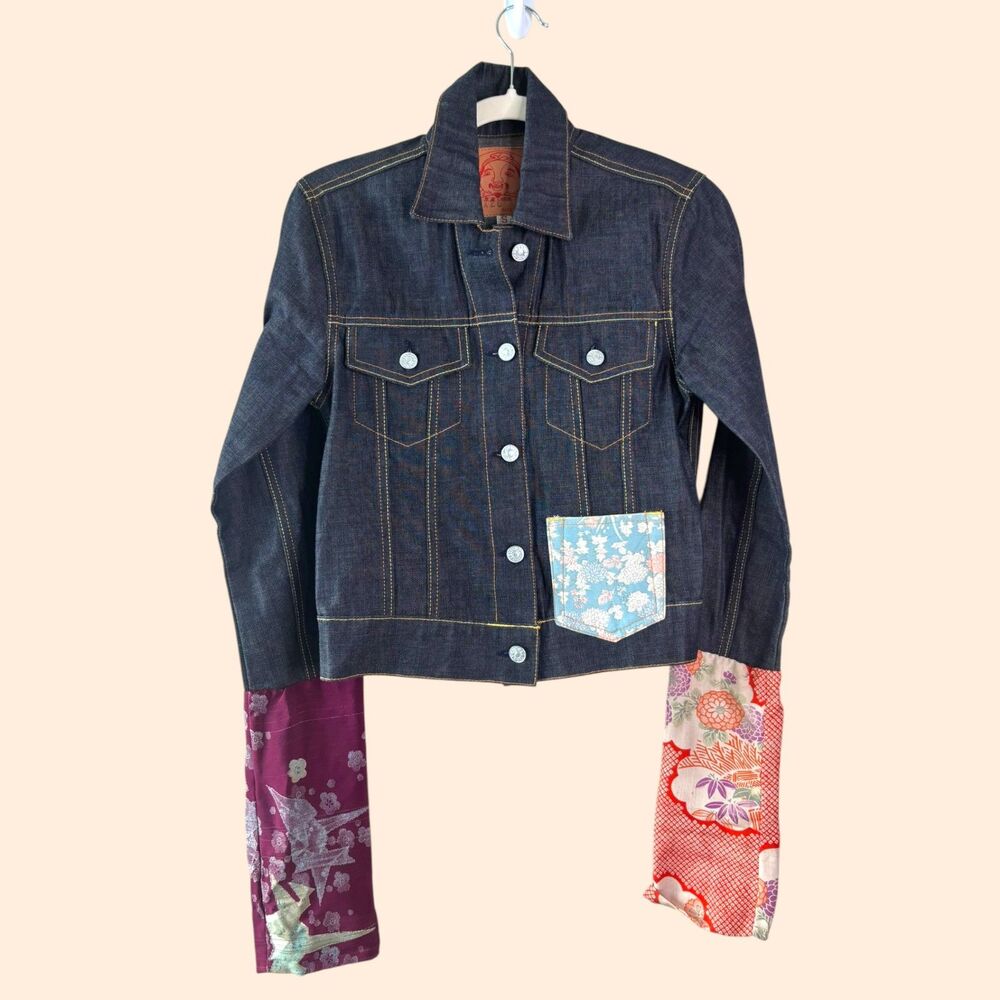 Evisu Vintage Patch Denim Jacket